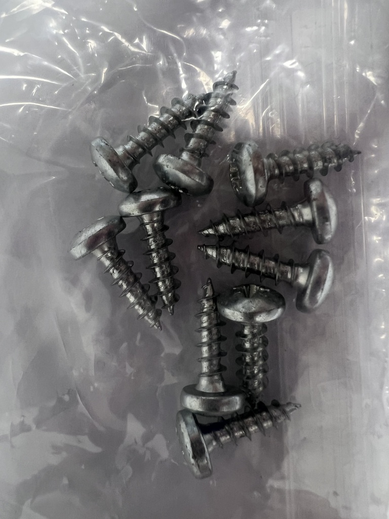 Vis tête bombée 4 x 20mm 10 pièces