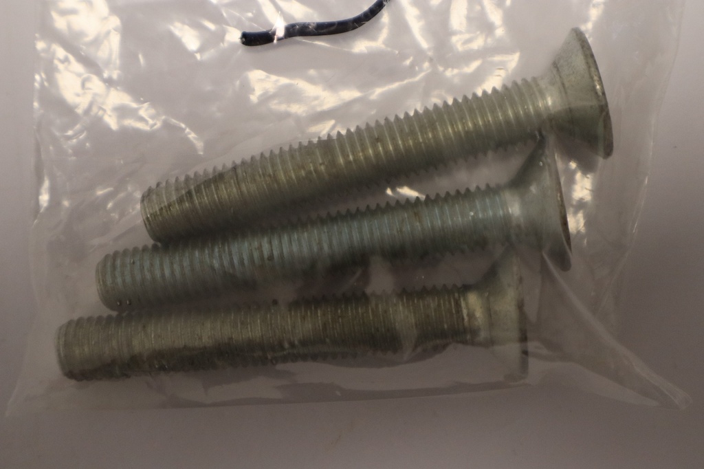 Boulon 10 x 70mm tête plate 3 pièces