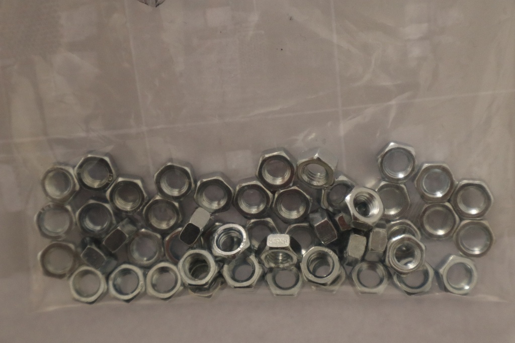 Ecrou clé 8 mm 50 pièces